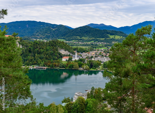 From Straza Mountain you can enjoy a beautiful view of Lake Bled and the city.