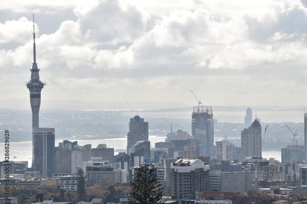 City view of Auckland in New Zealand