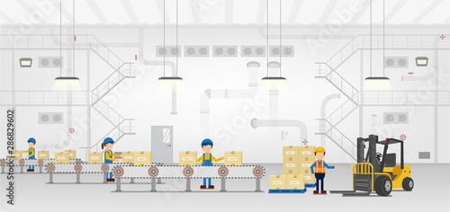 Warehouse in process