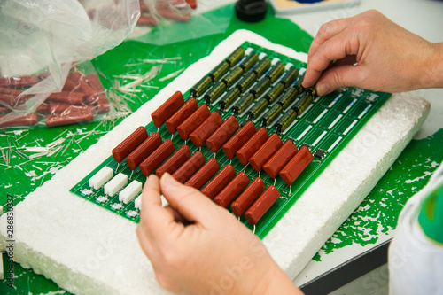 Wallpaper Mural Soldering microchips and circuit boards Torontodigital.ca