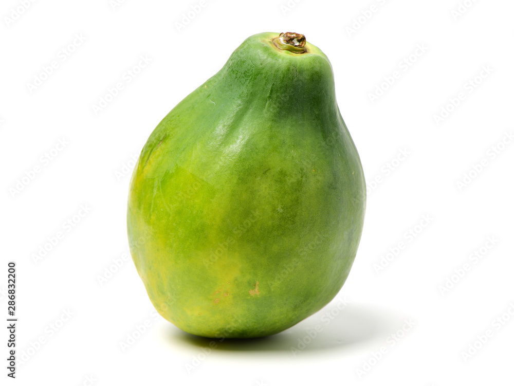 Papaya fruit isolated on a white background Papaya fruit isolated on a white background