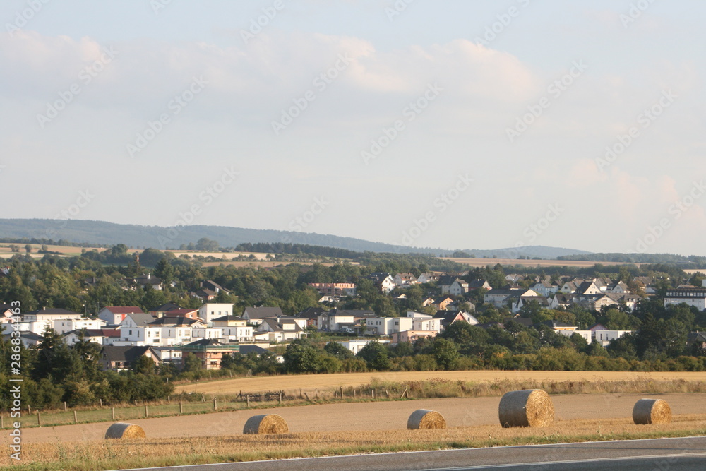 Fototapeta premium Simmern-Ortsblick
