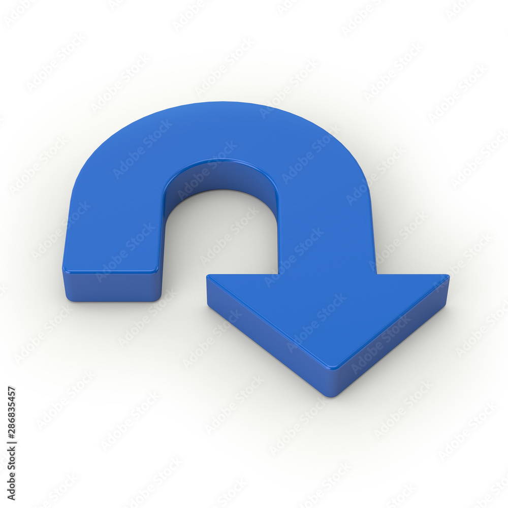Simple Blue 3r Arrow Simple Blue 3r Arrow