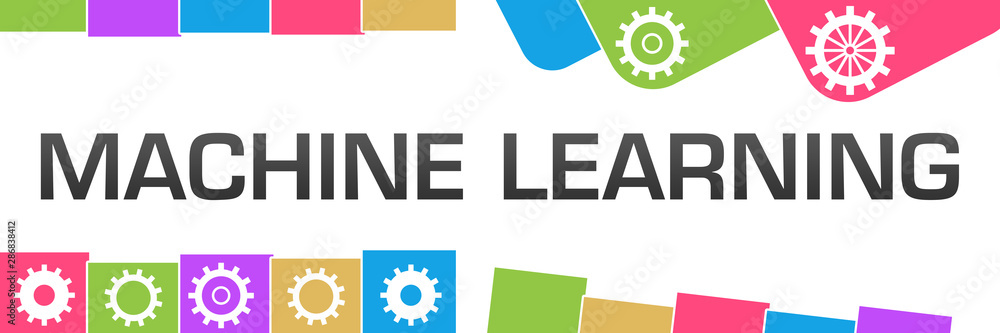 Machine Learning Colorful Random Shapes Gears Machine Learning Colorful Random Shapes Gears