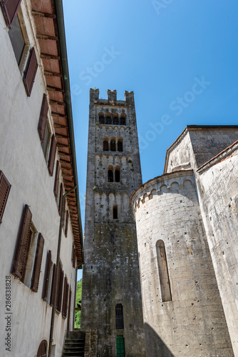 Medieval church at Diecimo  Lucca