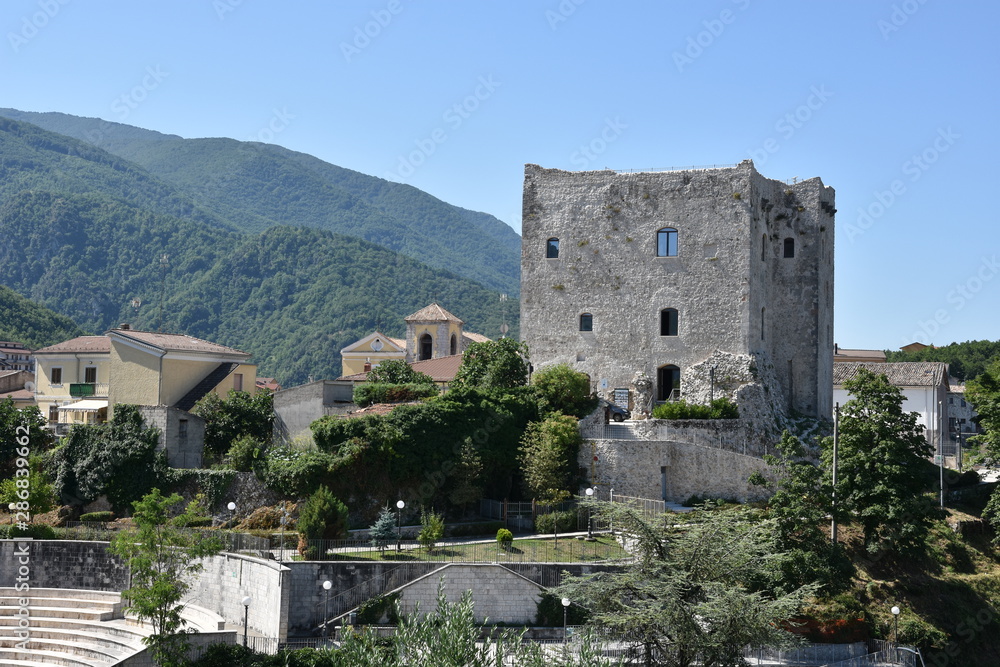 A tourist trip to the medieval town of Bagnoli Irpino in Italy