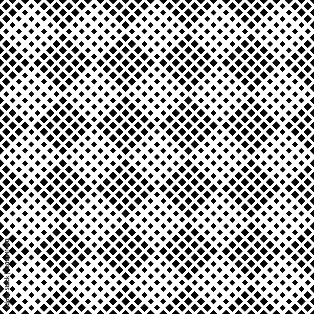 Geometrical diagonal square pattern background - monochrome abstract vector design from squares Geometrical diagonal square pattern background - monochrome abstract vector design from squares