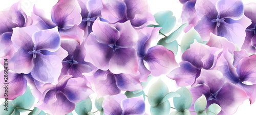Lily flowers card background Vector watercolor. Floral wedding decors