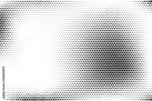 Abstract halftone dotted background