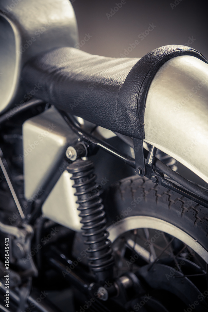 Fototapeta premium Vintage motorcycle seat