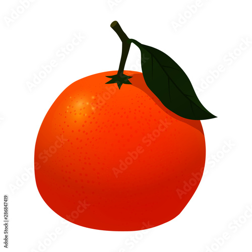 Cartoon orange
