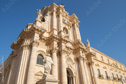 The Cathedral (Duomo) of Ortigia in Syracuse, Sicily, Italy © Wead