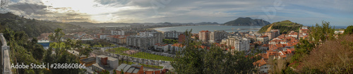 Overview of the bay of Laredo in Cantabria