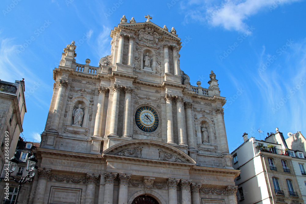 Saint-Paul-Saint-Louis church in paris (france) Saint-Paul-Saint-Louis church in paris (france)