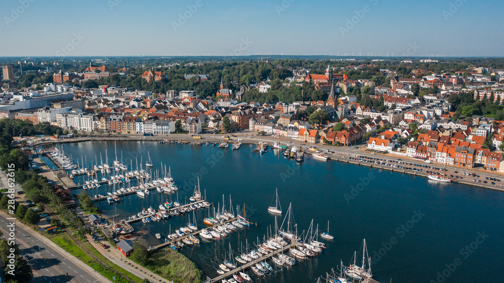 Cityscape of Flensburg
