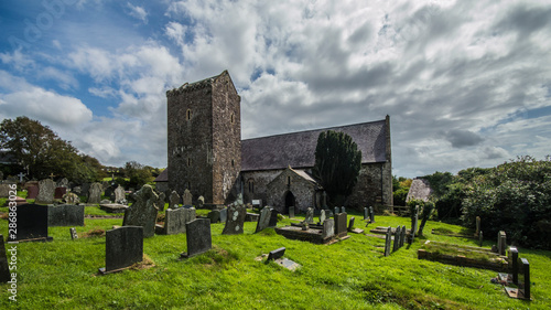  St Cenydd's Church Llangennith, Gower, Wales, UK photo