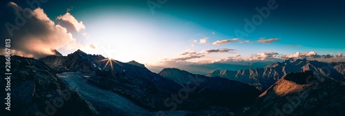 panorama swiss alps