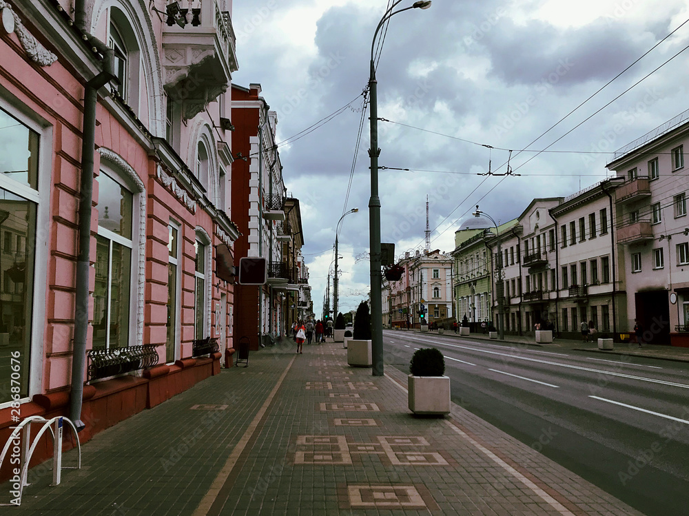 Fototapeta premium european architecture in 21st century