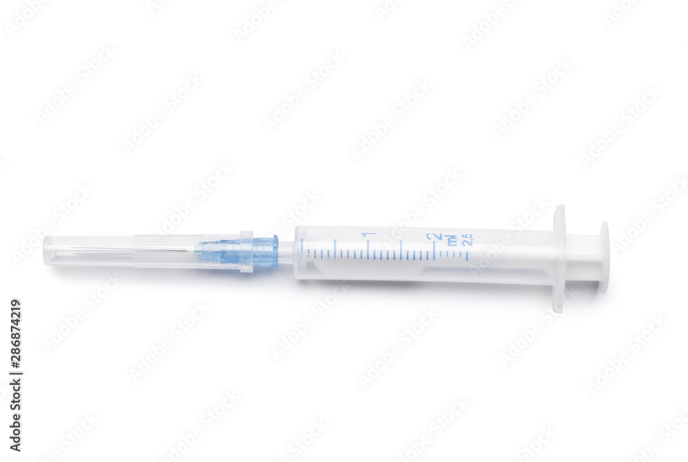 syringe isolated on white background syringe isolated on white background