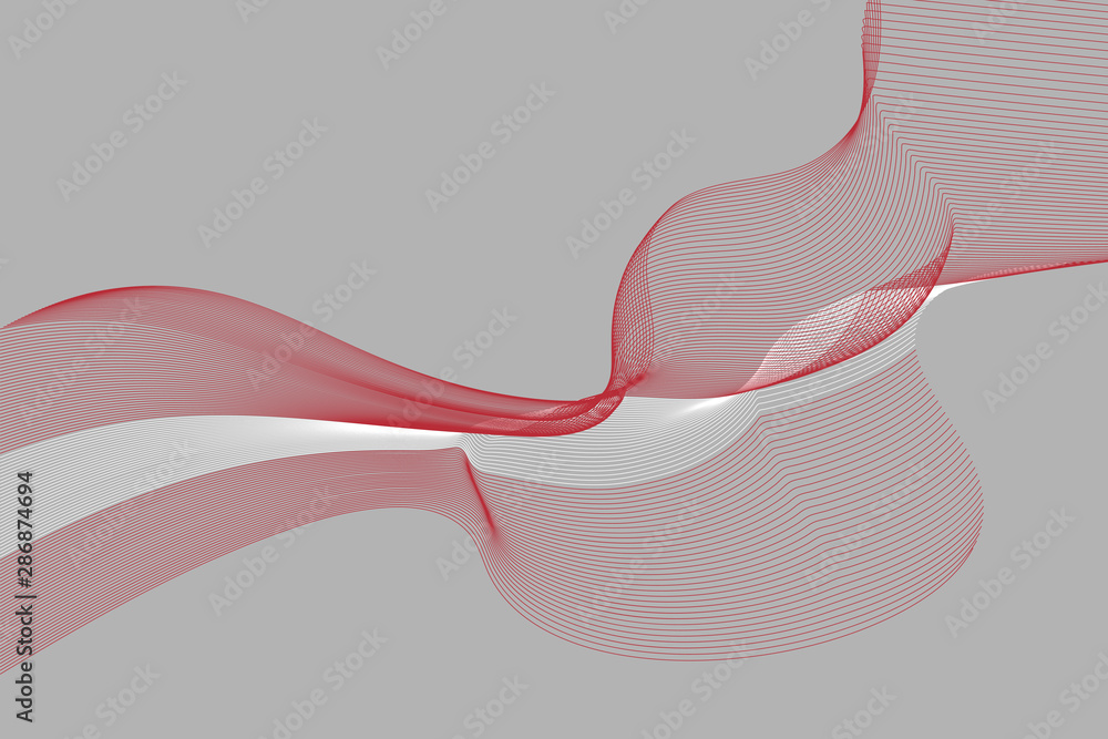 Abstract lines background. Colours of Latvia flag - obrazy, fototapety, plakaty 