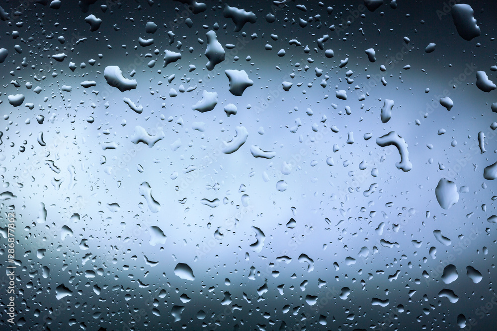 Water drop on glass for background and design Water drop on glass for background and design