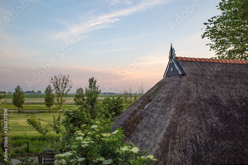 Reetdach in Friesland photo