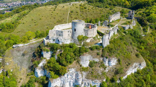 Chateau Gaillard castle, Les Andelys, Normandy, France