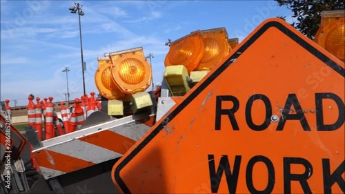 traffic construction signs and safety equipment