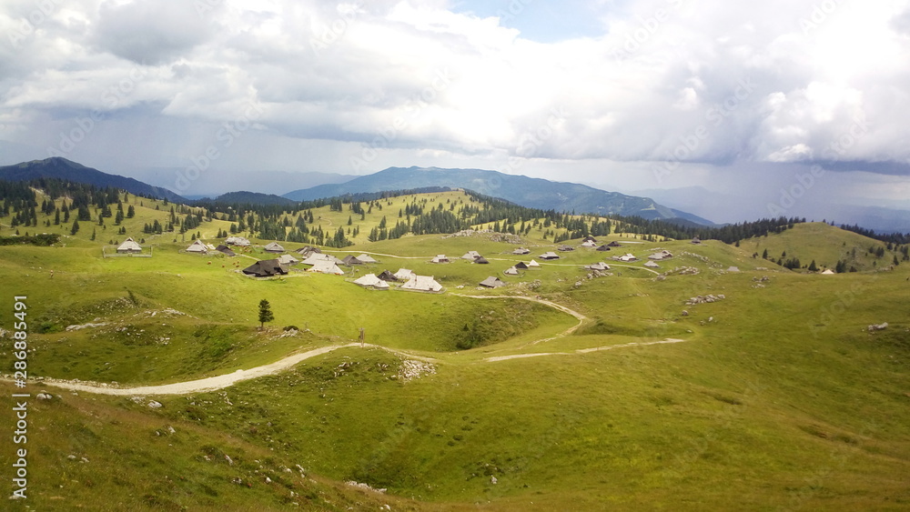 Alp velika planina in slovenia