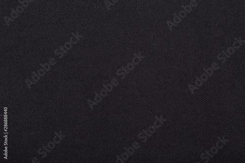 Black fabric cloth texture background.