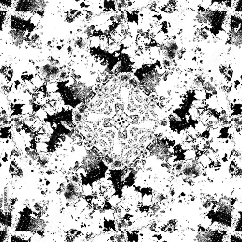 Wallpaper Mural Geometric and abstract background texture design, futuristic background pattern, colorful kaleidoscope background and islamic ottoman art Torontodigital.ca