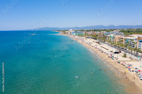 Spain, Salou Beach. Travel Paradise