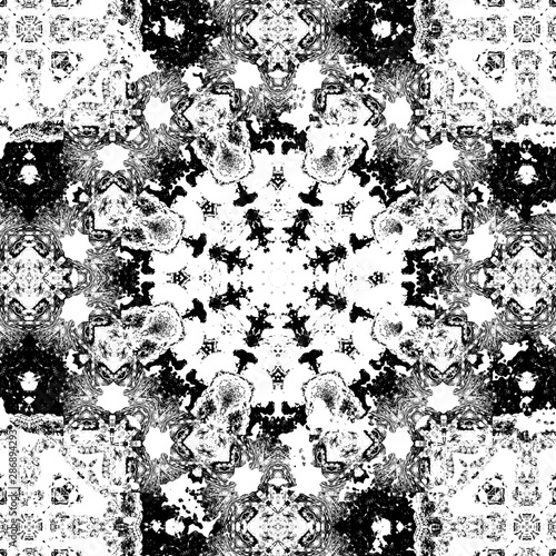 Wallpaper Mural Geometric and abstract background texture design, futuristic background pattern, colorful kaleidoscope background and islamic ottoman art Torontodigital.ca