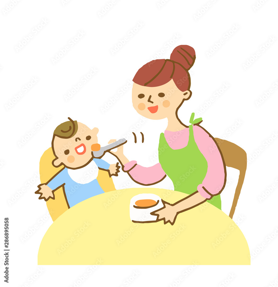 離乳食 ママと赤ちゃん 離乳食 ママと赤ちゃん