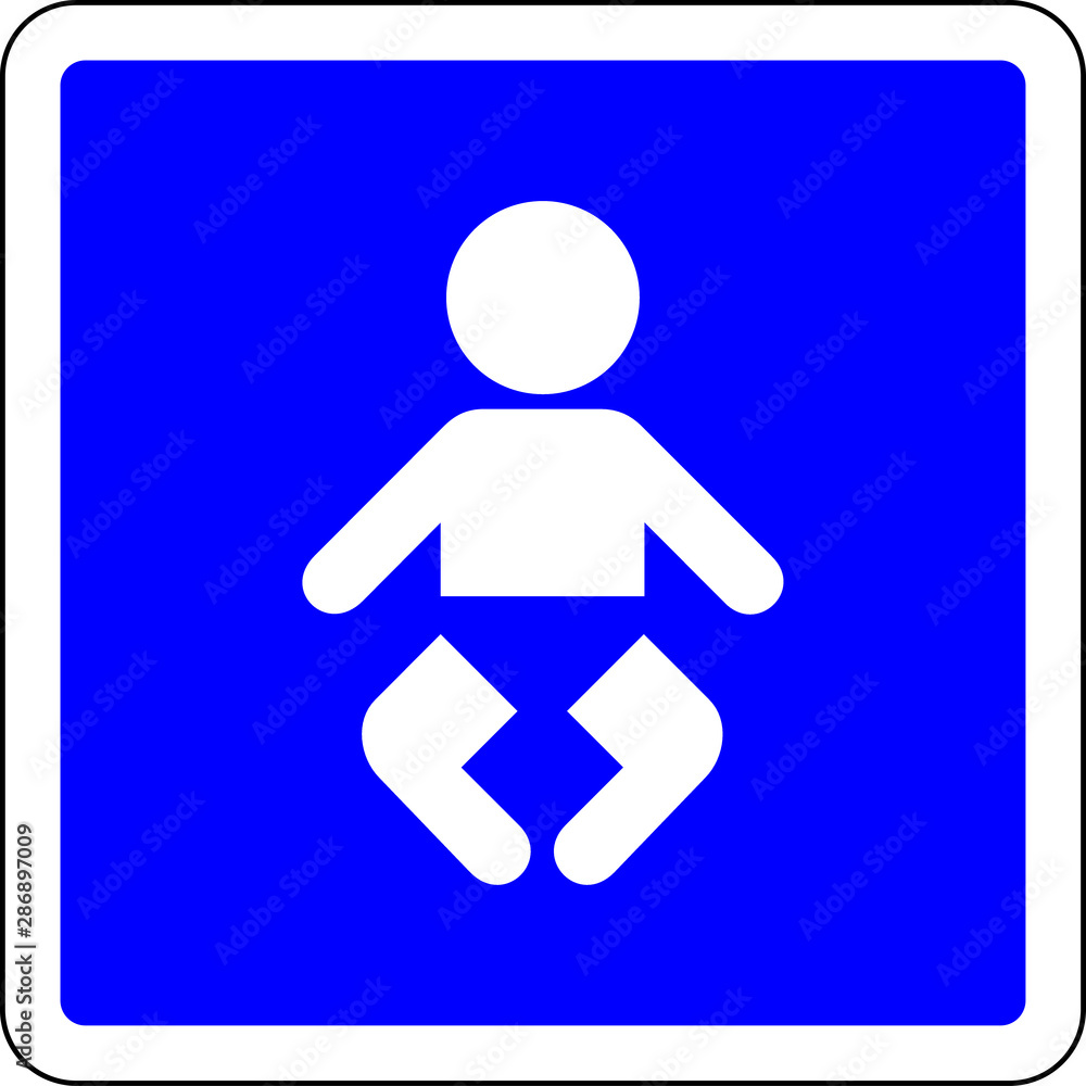 Babies allowed sign Babies allowed sign