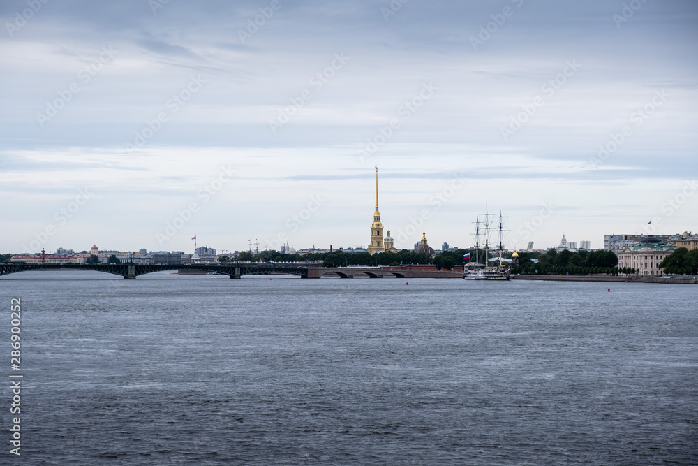 St Peter & St Paul Cathedral and Fortress beside the River Neva