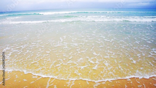 Tanjung Simpang Mengayau, Kudat Sabah - beautiful pristine white sandy beach photo