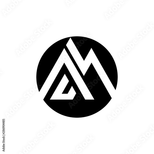 Free Download AM Letter Logo Design vector. - GFXLoad