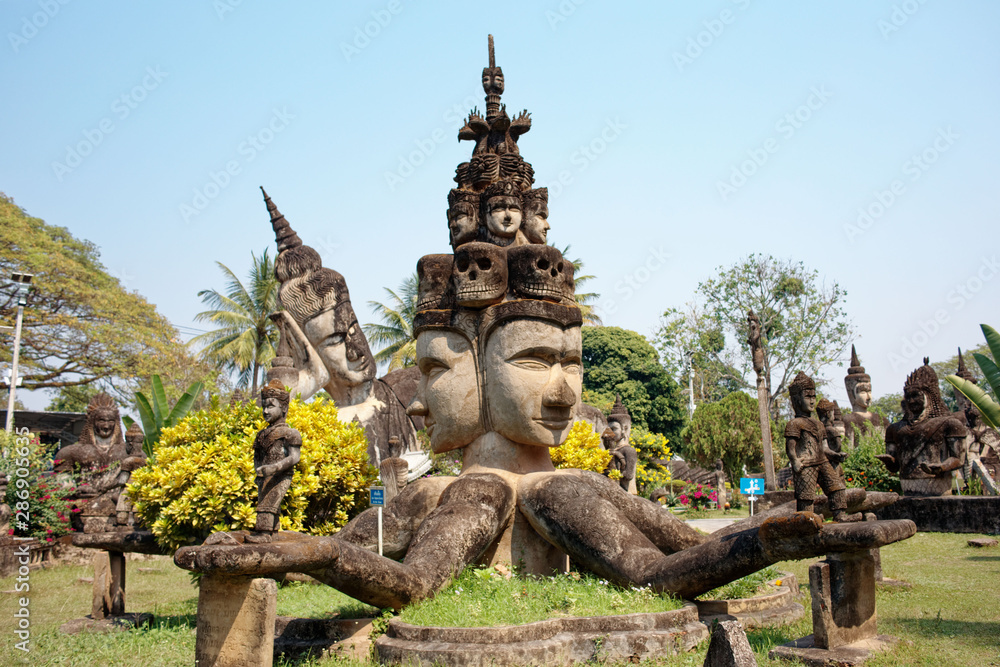 Vientiane Laos: Buddha Park (Xieng Khuan)  Sculpture Park