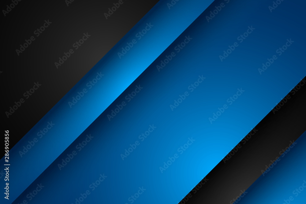 Abstract blue diagonal overlap background