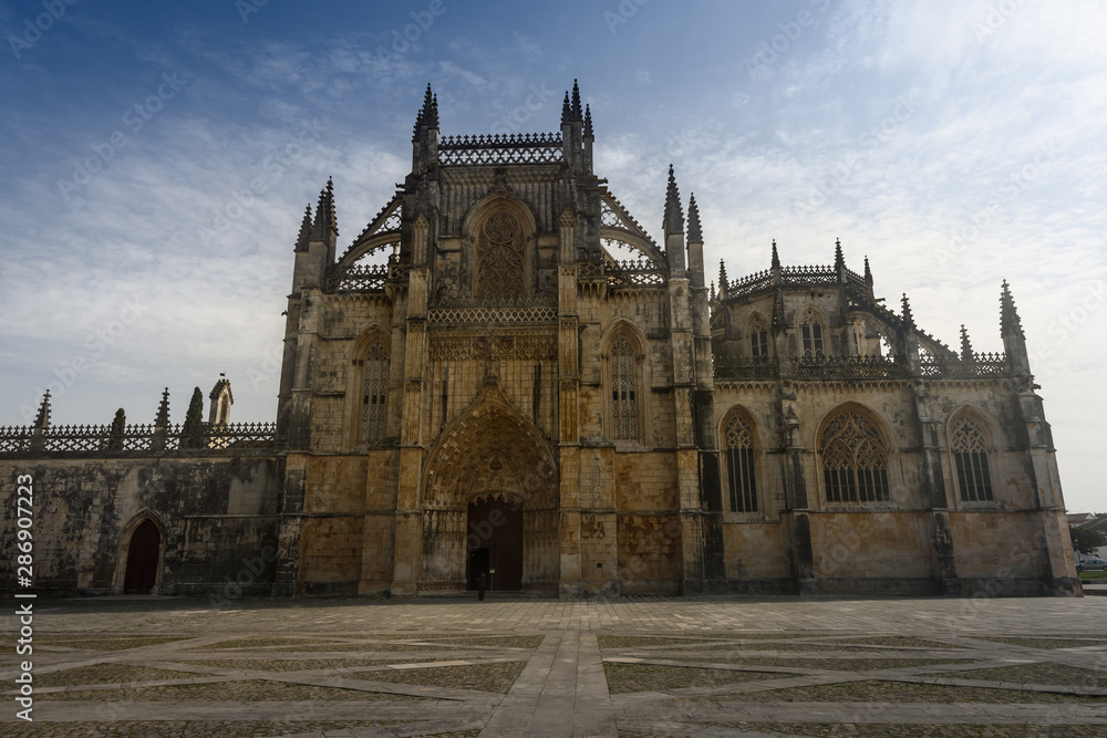 Capelas Imperfeitas of the Batalha Monastery, Ancient Dominican monastery, Portugal,  Gothic art. UNESCO World Heritage site