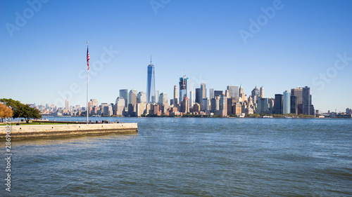 From Ellis Island you have this great view to Manhattan
