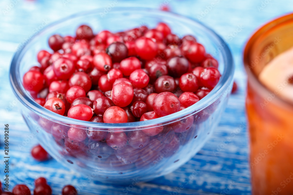 cranberries in a plate on the table cranberries in a plate on the table
