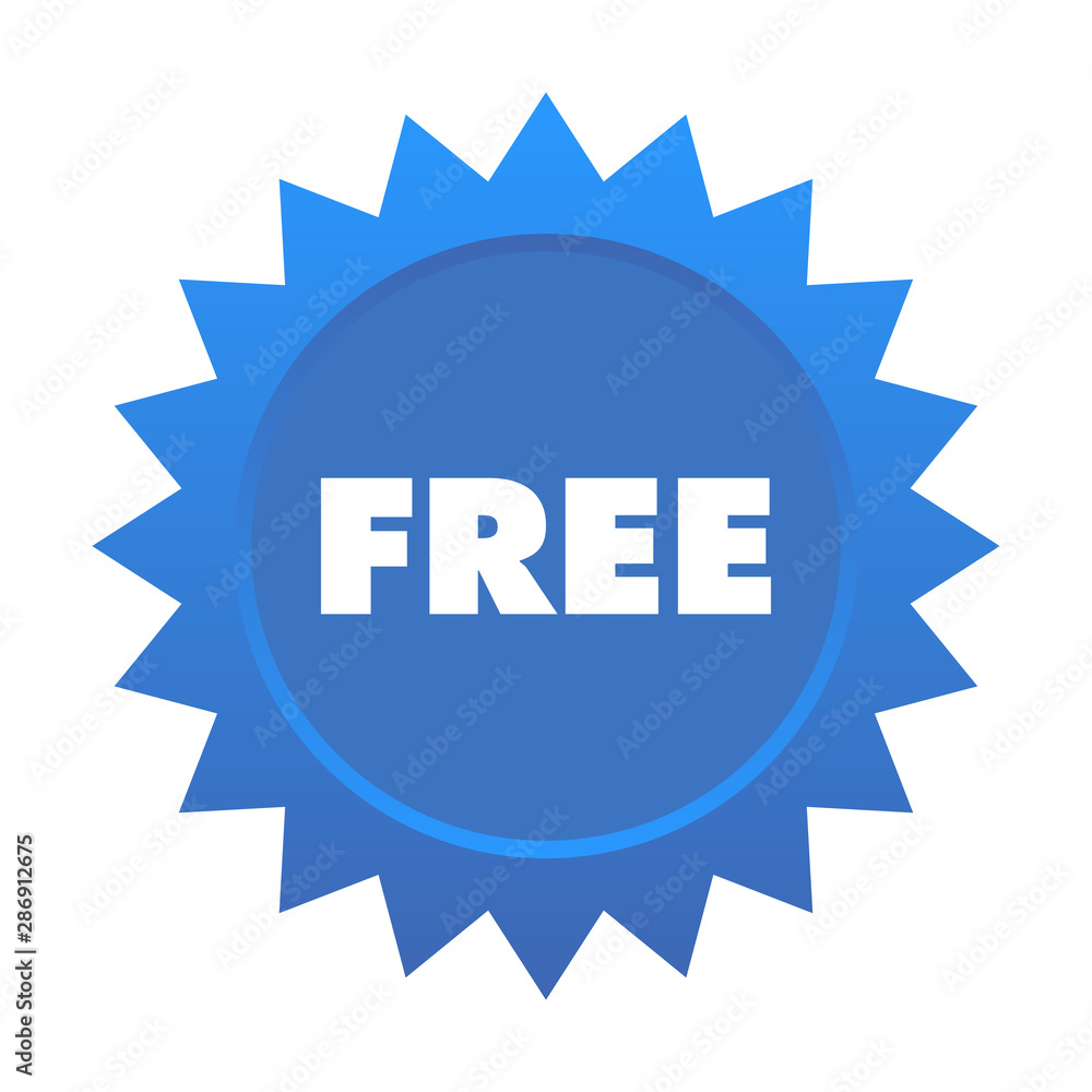 Free vector label. Badge sticker design. Promotion and advertising. Free vector label. Badge sticker design. Promotion and advertising.