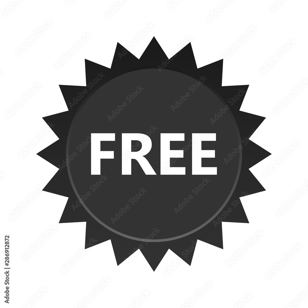 Free vector label. Badge sticker design. Promotion and advertising. Free vector label. Badge sticker design. Promotion and advertising.
