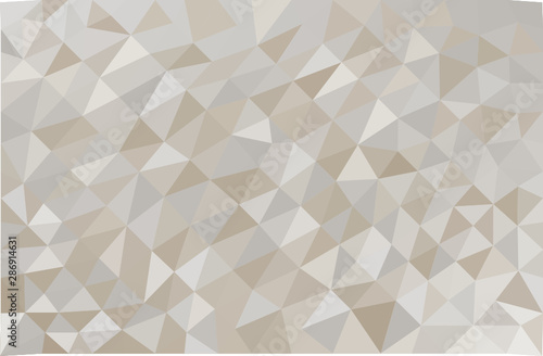 Fototapeta Naklejka Na Ścianę i Meble -  Grey and light brown Background with Triangle Pattern.