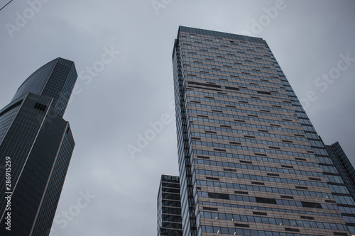 Canvas Print skyscraper in moscow city