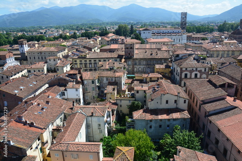 Vue Panoramique Lucques Italie