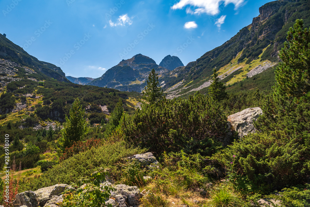 Amazing Summer landscape of Malyovitsa peak, Rila Mountain, Bulgaria