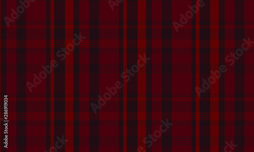 Plaid Check Pattern in Red, Black, and White. Seamless Fabric Texture Print. Can Be Mounted on a Weaving Holster